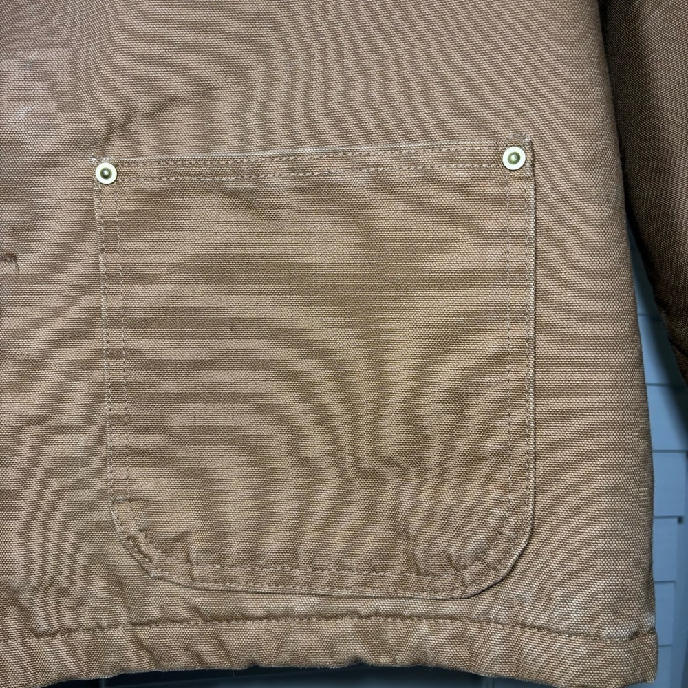 Carhartt Jacket Mens 46 Tall Chore Coat Blanket Lined Button Up Corduroy Work - Picture 7 of 9